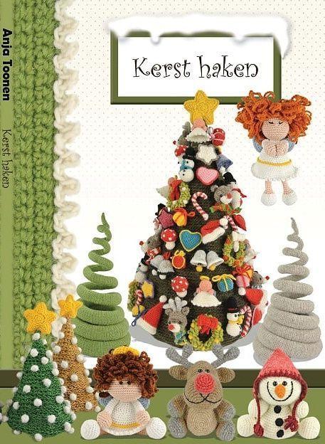 Kerst haken - Anja Toonen, Haakboek, Boeken, Hobby en Vrije tijd, Ophalen of Verzenden
