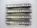 Minitrix H0 - Modeltrein personenwagen (4) - 4 D-Zugwagen, Nieuw
