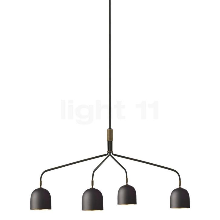 Gubi Howard Kroonluchter 4-lichts, metaal - long, Huis en Inrichting, Lampen | Hanglampen, Nieuw, Verzenden
