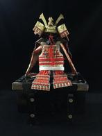 Japanese Vintage Samurai Helmet KABUTO YOROI MENPO (H:50cm)