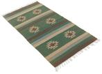 Moderne Indo Kelim van wol - Vloerkleed - 140 cm - 70 cm -, Nieuw