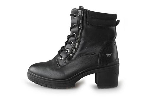 Mustang Veterboots in maat 40 Zwart | 15% extra korting, Kleding | Dames, Schoenen, Zwart, Zo goed als nieuw, Overige typen, Verzenden