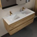MONDIAZ AIVY 120cm badmeubel Chai, wastafel glanzend wit, Ophalen of Verzenden, Nieuw, Bad