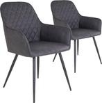 2dekans | House Nordic Harbo Eetkamerstoel Vegan Leer, Huis en Inrichting, Stoelen, Ophalen of Verzenden, Zo goed als nieuw