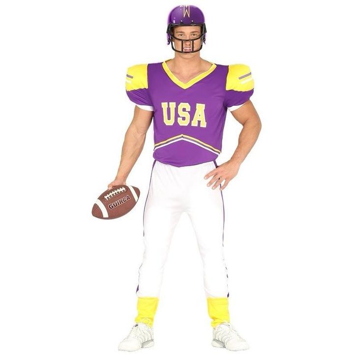Verkleedkostuum rugbyspeler voor volwassenen - Cheerleader.., Kleding | Heren, Carnavalskleding en Feestkleding, Verzenden
