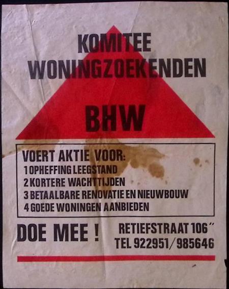 Poster van de BHW over woningen (lijst optie, Posters), Verzamelen, Posters, Nieuw, Overige onderwerpen, Met lijst, Verzenden