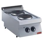 Elektrisch kookfornuis met 2 ronde platen -top- | Diamond |, Verzenden