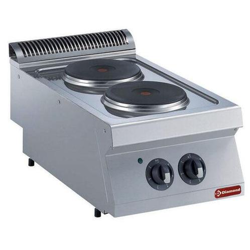 Elektrisch kookfornuis met 2 ronde platen -top- | Diamond |, Zakelijke goederen, Horeca | Overige, Verzenden