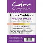 Crafters Companion Luxury Cardstock Precious Metals A4, Verzenden, Nieuw