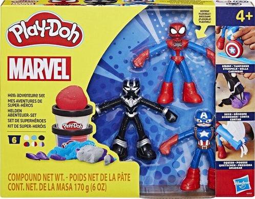 Play-Doh Marvel Heldenavonturen Speelset - Boetseerklei -, Hobby en Vrije tijd, Knutselen, Zo goed als nieuw, Ophalen of Verzenden