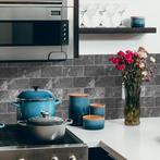 Zelfklevende Mozaïek Tegel - Afimera Antraciet Leisteen, Huis en Inrichting, Ophalen of Verzenden, Nieuw