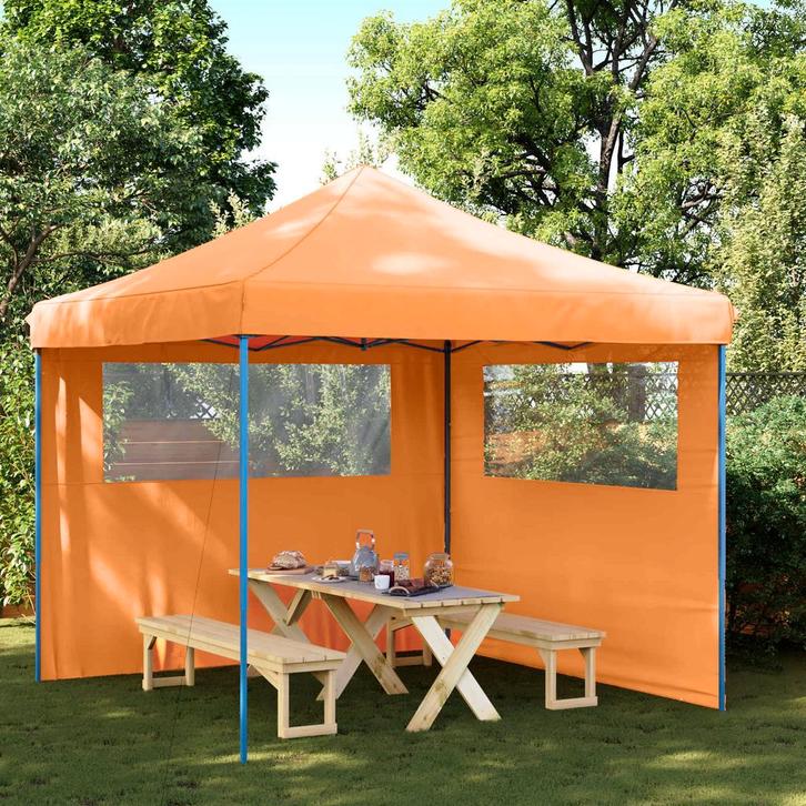 vidaXL Partytent Oranje 292 x 292 x 315 cm Oxford Stof, Tuin en Terras, Partytenten, Partytent, Nieuw, Verzenden