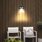Solar wandlamp Gaze - Downlight met bewegingssensor - Zwart, Zonne-energie, Verzenden, Wandlamp, Led