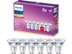 Veiling - Philips LED Spot - 50 W - warmwit licht - 6 stuks, Huis en Inrichting, Nieuw