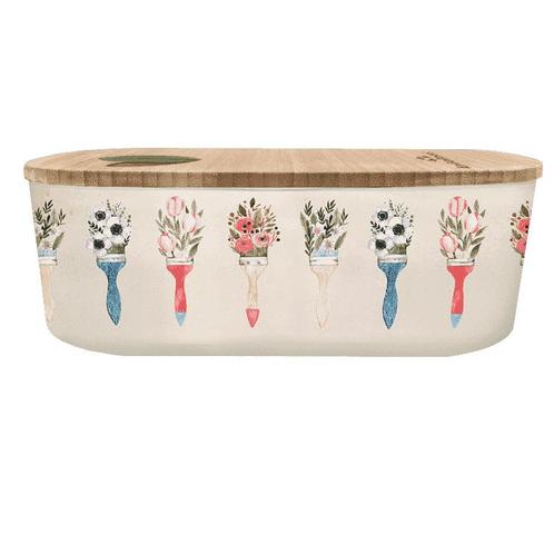 PLA/plant bioloco lunchtrommel 20,5cm x 12,5cm x 7cm - bloem, Huis en Inrichting, Keuken | Keukenbenodigdheden, Nieuw, Ophalen of Verzenden