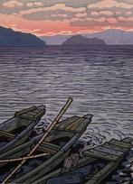 Asahi  (Rising Sun) - Nishijima Katsuyuki (b 1945) -, Antiek en Kunst