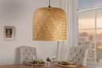 Hanglamp ORGANIC LIVING 55cm naturel bamboo - 40583, Huis en Inrichting, Lampen | Hanglampen, Ophalen of Verzenden, Nieuw