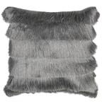 kussen franjes zilver 45x45cm, Verzenden, Nieuw