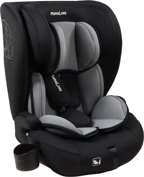 MamaLoes Mick Zwart/Grijs 76-150 cm i-Size Autostoel, Kinderen en Baby's, Autostoeltjes, Nieuw, Autogordel, 9 t/m 36 kg, Verzenden