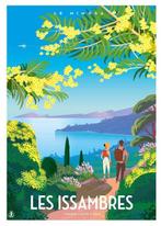 Monsieur Z - French riviera Travel poster  Les Issambres