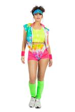 Aerobic Party Outfit Tie Dye Neon Dames, Ophalen of Verzenden, Nieuw