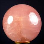 Eerste Keuze Rozenkwarts Sphere - Natuurlijke Diepe Kleur -