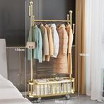 Kledingrek met Legplank en Wielen – Vrijstaand en Metaal, Kleding | Dames, Kledingrekken, Verzenden, Nieuw