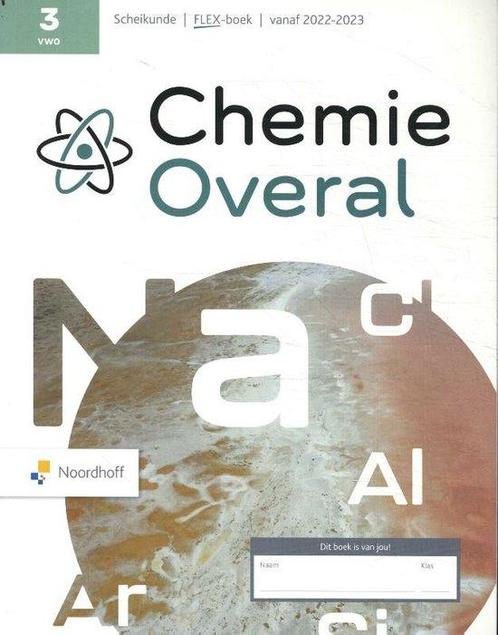 Chemie Overal 8e ed vwo 3 FLEX boek 9789001278281, Boeken, Techniek, Zo goed als nieuw, Verzenden
