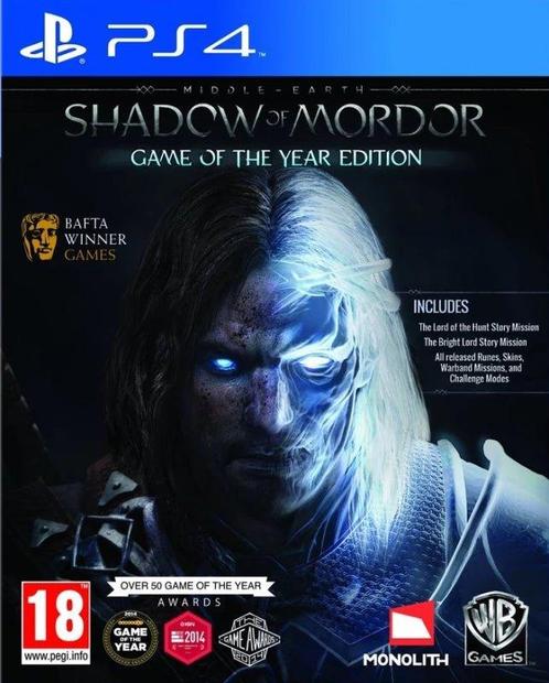 Middle-Earth - Shadow of Mordor game of the year edition, Spelcomputers en Games, Games | Sony PlayStation 4, Verzenden