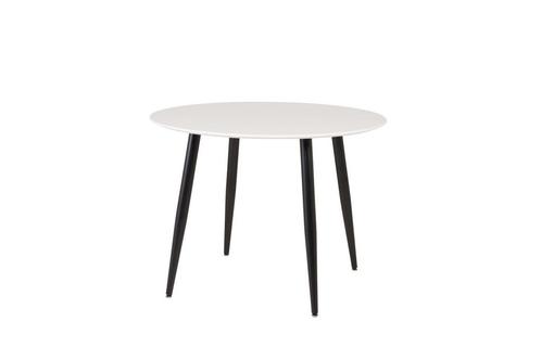Eettafel - Natalie - 100 cm - Wit  - Jörn, Huis en Inrichting, Tafels | Eettafels, Nieuw, Verzenden