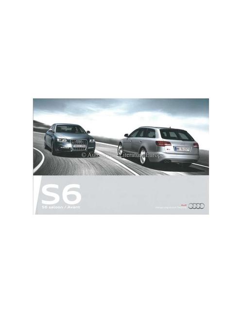 2009 AUDI S6 BROCHURE ENGELS, Boeken, Auto's | Folders en Tijdschriften, Audi