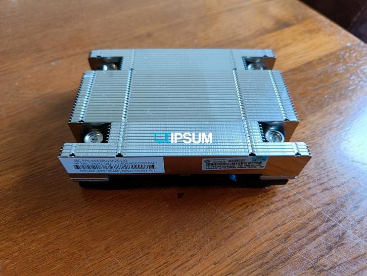 HP heatsink voor Proliant DL360 Gen9 P/N: 759519-002, Computers en Software, Overige Computers en Software, Refurbished, Ophalen of Verzenden