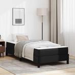 vidaXL Bed Anders Zwart 80 x 200 cm Kunstleer, Huis en Inrichting, Slaapkamer | Bedden, Verzenden, Nieuw, Zwart, Overige materialen