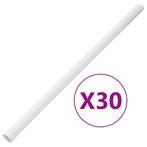 vidaXL Kabelgoten met klemmen Ø30 mm 30 m PVC, Doe-het-zelf en Verbouw, Elektra en Kabels, Verzenden, Nieuw