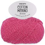 DROPS Cotton Merino Uni Colour - 36 frambozensorbet - Wol/, Ophalen of Verzenden, Nieuw
