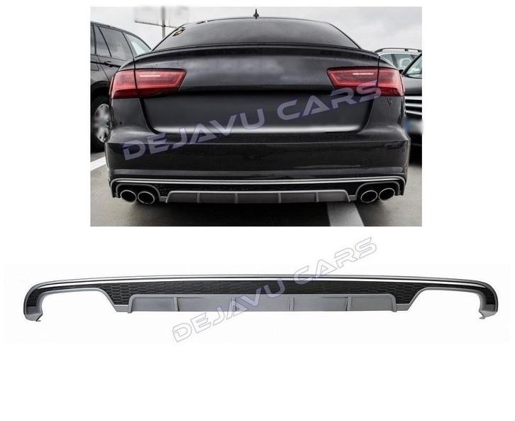 S6 Look Diffuser voor Audi A6 C7.5 Facelift, Auto diversen, Tuning en Styling, Ophalen of Verzenden
