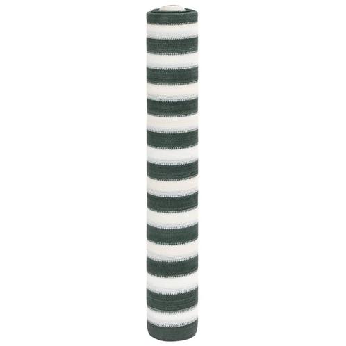 vidaXL Privacynet 150 g/m² 1,5x25 m HDPE groen en wit, Tuin en Terras, Zonneschermen, Nieuw, Verzenden
