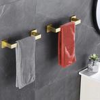 REA Wandmontage handdoekstang - geborsteld goud - 550 mm..., Ophalen of Verzenden, Nieuw