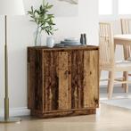 vidaXL Dressoir met LED in Oud Hout - 71x34,5x75 cm, Huis en Inrichting, Minder dan 45 cm, Verzenden, Nieuw, 70 cm of meer
