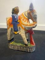 Cavalier indien - hout en ander - India - Eerste helft van, Antiek en Kunst