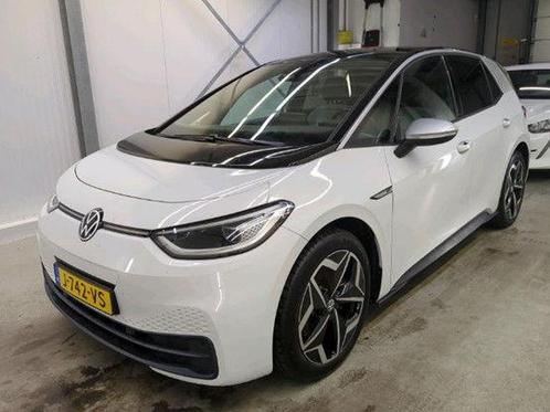 Zakelijke Lease |  Volkswagen ID.3 First Plus 58 kWh, Auto's, Volkswagen, Lease, Zwart, Automaat, Hatchback, Financial lease, Wit