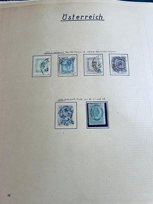 Oostenrijk - Collectie Oostenrijk op Oude Albumbladen, Postzegels en Munten, Postzegels | Europa | Oostenrijk