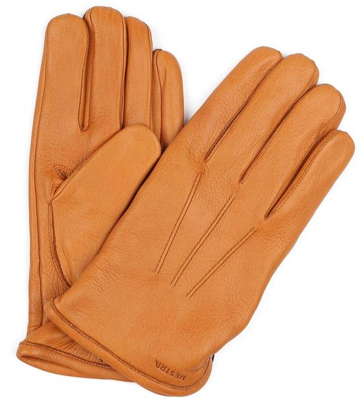 Hestra Handschoen Andrew Leer Cognac maat 9 Heren, Kleding | Heren, Mutsen, Sjaals en Handschoenen, Nieuw, Verzenden