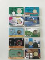 België. 2 Euro Various Years (10 coincards) (Zonder, Postzegels en Munten, Munten | Europa | Euromunten