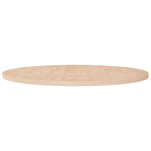 vidaXL Tafelblad rond Ø90x2,5 cm onbehandeld massief, Huis en Inrichting, Tafels | Eettafels, Nieuw, Verzenden