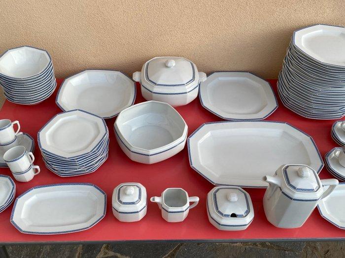 JAMMET - SEIGNOLLES , LIMOGES - Eetservies voor 12 (76) -, Antiek en Kunst, Antiek | Meubels | Tafels