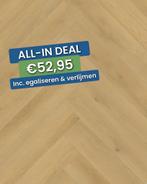 -21% | Actie vloer Plak PVC Visgraat Licht eiken - OP = OP!, Ophalen, Nieuw