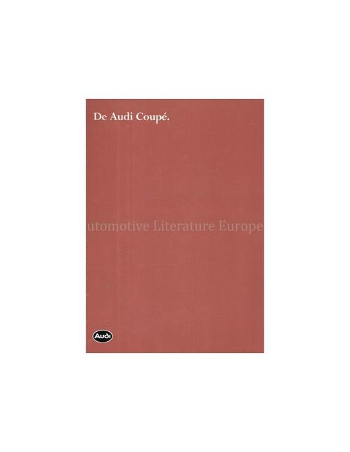 1982 AUDI COUPE BROCHURE NEDERLANDS, Boeken, Auto's | Folders en Tijdschriften, Audi