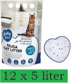 Silica Kattenbakvulling - Voordeelverpakking - 12x 5L, Ophalen of Verzenden, Nieuw, Gesloten