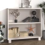 vidaXL Dressoir HAMAR 85x35x80 cm massief grenenhout wit, Verzenden, Nieuw, 50 tot 100 cm, Grenenhout
